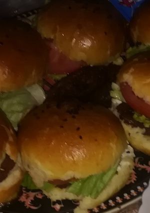 صورة لوصفة خبز الهمبرغر