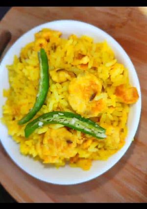 अंडा चावल (anda chawal recipe in Hindi) रेसिपी मुख्य फोटो