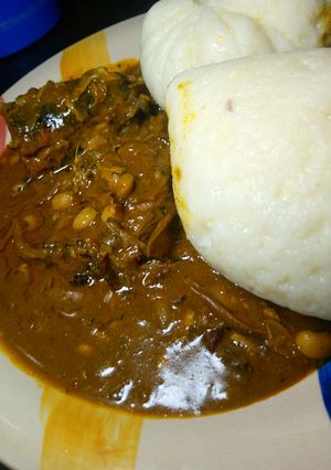 A picture of Miyar Kuka (Baobab Soup) 🍲.