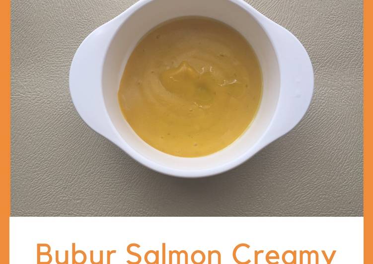 Cara Gampang Menyiapkan MPASI 7m+ Menu 4 Bintang: Bubur Salmon Creamy Anti Gagal