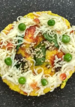 A picture of Tawa Dhokla.