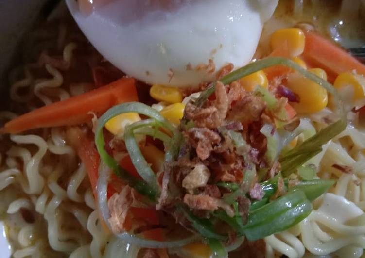 Resep Mie karih ala ramen yang Lezat Sekali