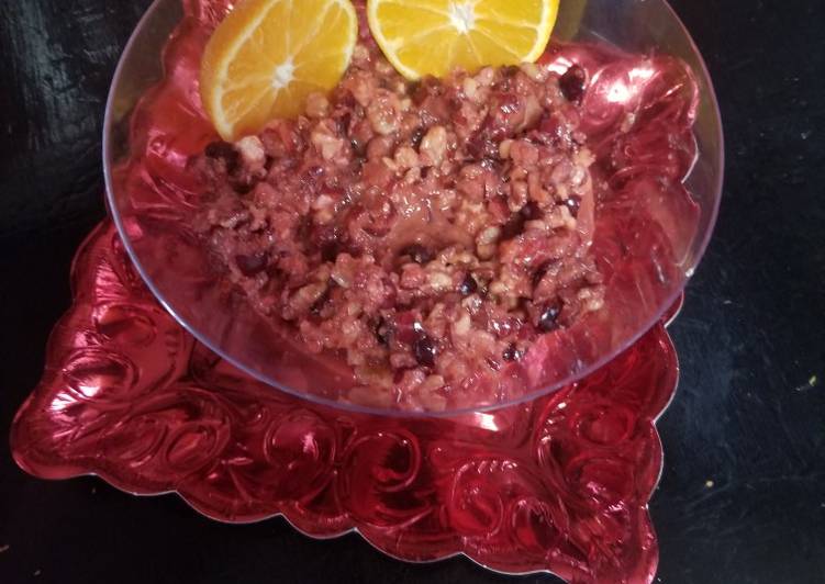 Steps to Prepare Award-winning Nanny’s Cranberry relish Superfood