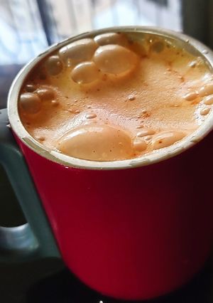 A picture of Nutella coffee milkshake.
