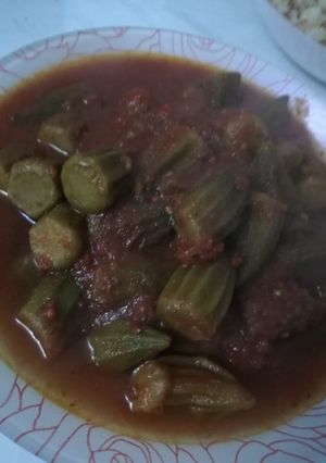 صورة لوصفة بامية