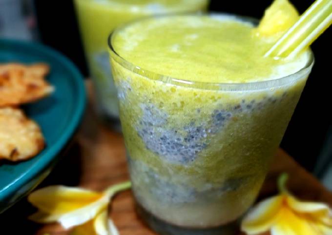 Recipe: Appetizing 149. Jus Bokchoy mangga nanas