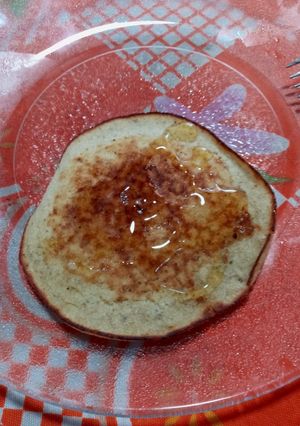 Una foto de Pancakes de avena y manzana🍎😍❤