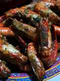 กุ้งลายเสืออบเนย
