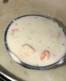 شوربه 🍲 كريمه الروبيان (القريدس) 🍤