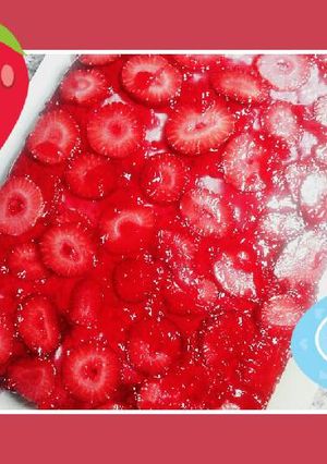 صورة لوصفة كعكة الفراولة اللذيذة 🍒🍓
