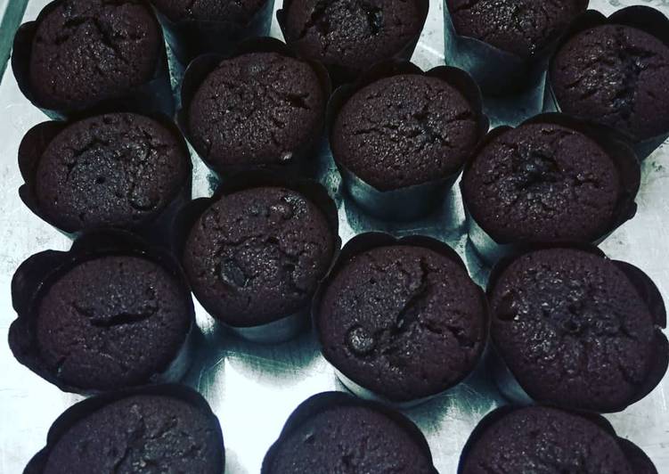 Cara buat Muffin coklat tanpa mixer Sederhana dan Mudah Dibuat