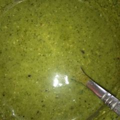 A picture of Green chutney.