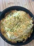 Cabillaud Gratiné Courgettes et Carottes en Tagliatelles Agrémentées de Semoule