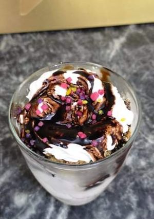 A picture of Chocolate ice cream.