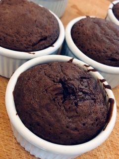 Une photo de Mi-cuits cœur coulant chocolat blanc