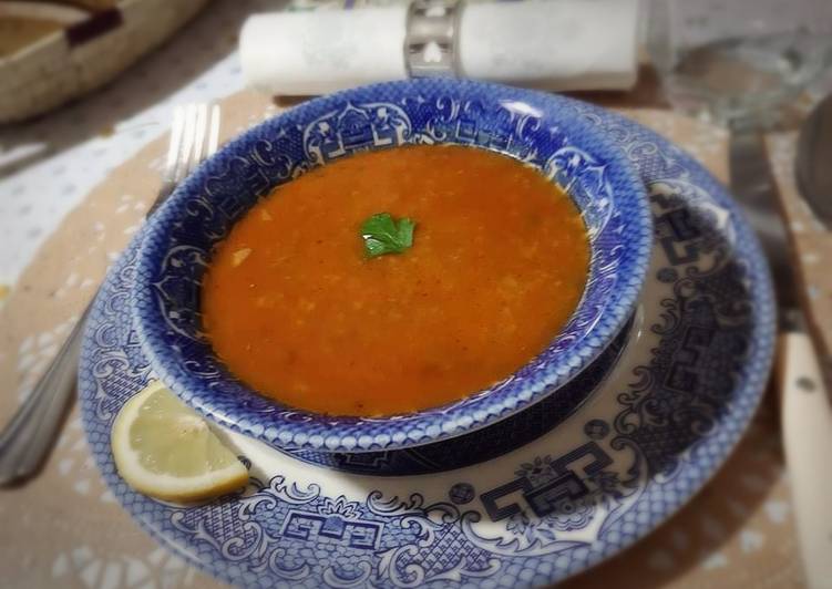 Soupe rouge au blé concassé 🍅