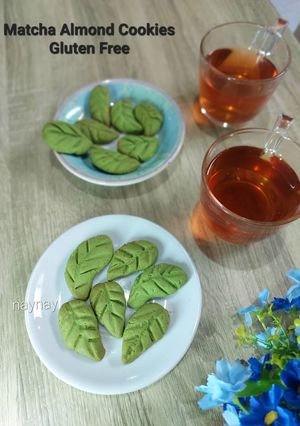 Foto resep Matcha Almond Cookies