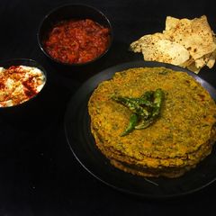 A picture of Shepu Bhaji/Dill Leaves Paratha.