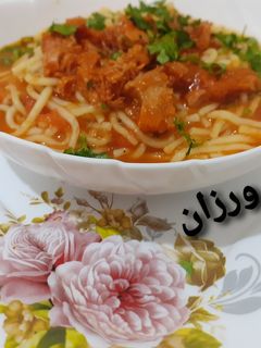 صورة لوصفة سباغيتي بالصوص تومات وطن 😋