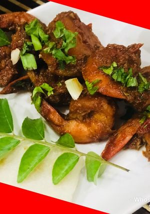 A picture of Whosayna’s Prawns Chillat.