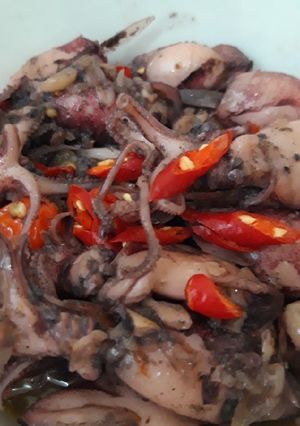 Foto resep Tumis cumi minimalis