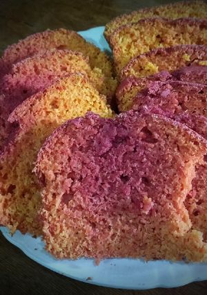 Una foto de Budín Nutritivo 🥕 de zanahoria, mandarina 🍊 & Remolacha