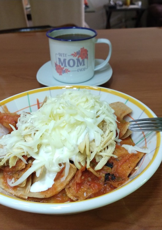 Una foto de Chilaquiles