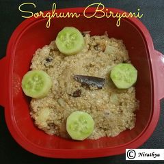 A picture of Sorghum Ravva Biryani.