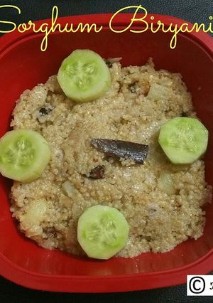 A picture of Sorghum Ravva Biryani.