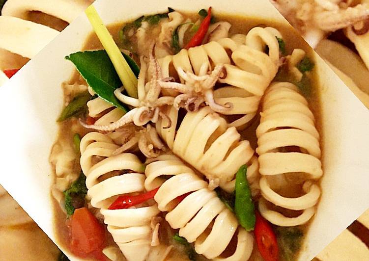 Bahan meracik Cumi Manado 🐙 Anti Gagal