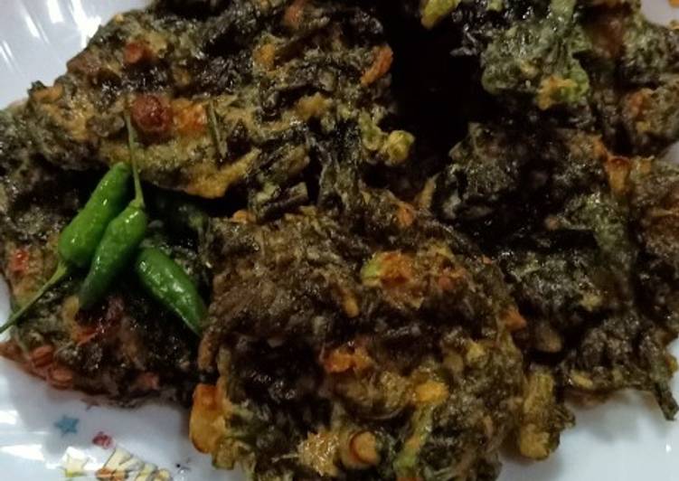 Resep masakan Bakwan daun singkong | Resep Membuat Bakwan daun singkong Yang Enak Banget