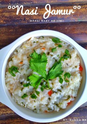 Foto resep Nasi jamur  (MPASI baby AR)