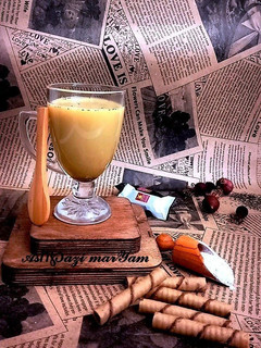 عکسی از دستور پودر چای کرک خانگی با شیر خشک☕️