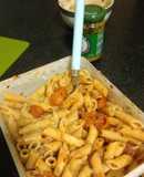 Pesto, bacon & tomato pasta 10/10