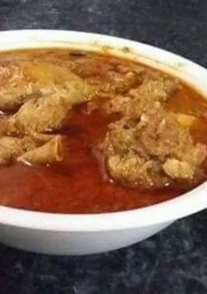 A picture of Chicken Qourma.