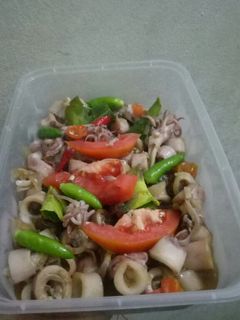 Foto resep Asin cumi mercon