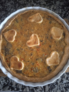 Una foto de Tarta de berenjenas, calabaza y zanahoria!!!