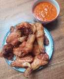 Ayam Goreng Bawang Putih dan Sambal Bangkok