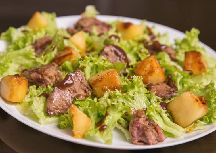 How to Make Favorite Chicken liver and apple salad