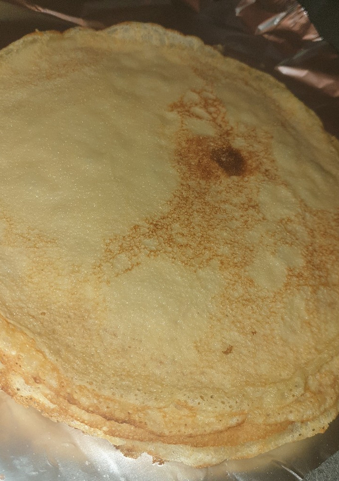 Une photo de Crêpes légère au lait d'amande