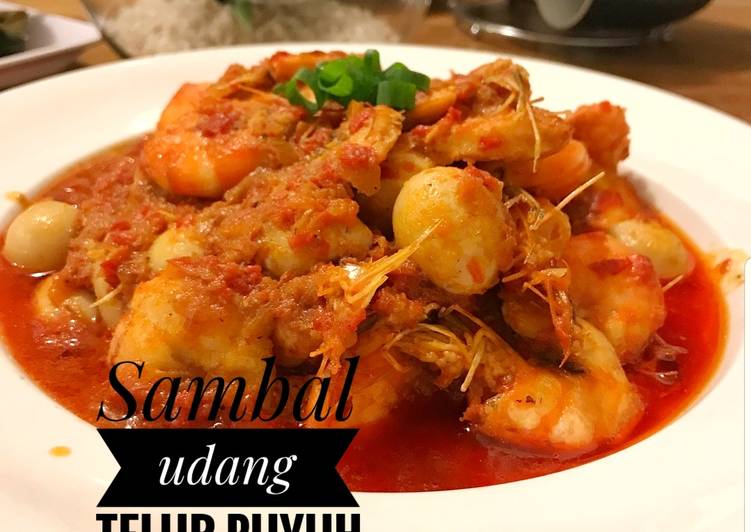 Sambal udang telur puyuh
