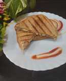 Simple Paneer Bhurji Sandwich
