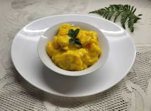 Una foto de Camarones al curry