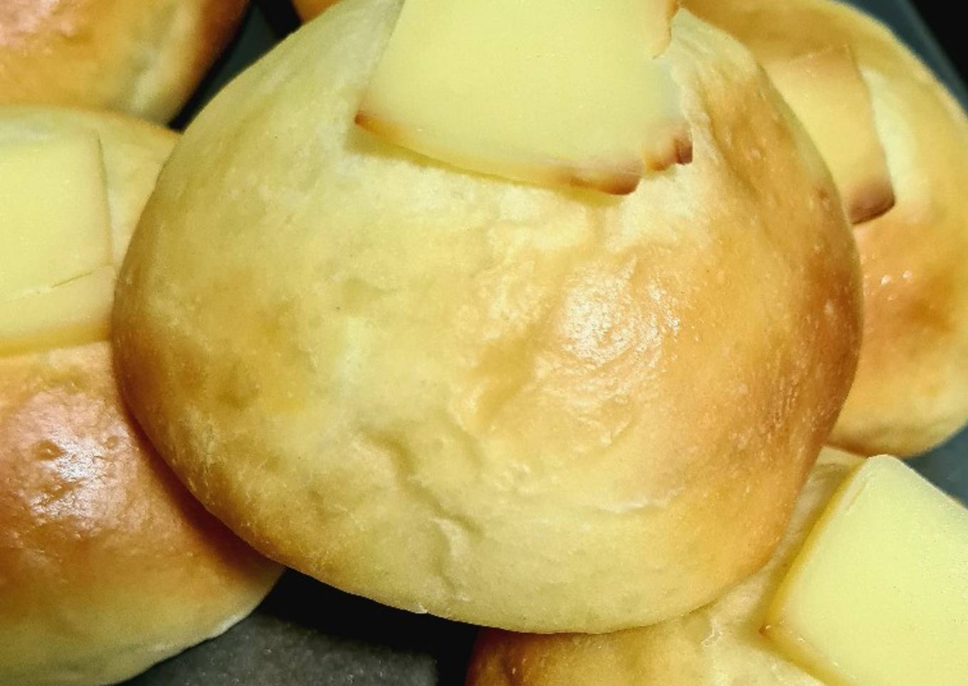 Roti Keju ala Breadtalk Praktis No Ulen, No Mixer, Empuk