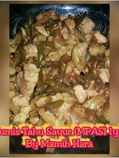 Foto resep Tumis Tahu Sayur (MPASI 1y+)