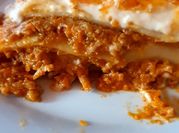 Una foto de masa lasagna