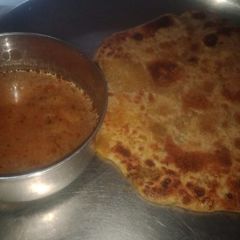 A picture of Vrat ka paratah.