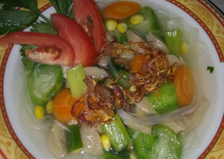 Sup oyong campur-campur
