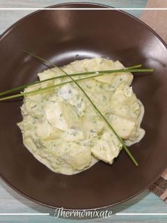 Una foto de Ensalada de patatas a la griega con Thermomix