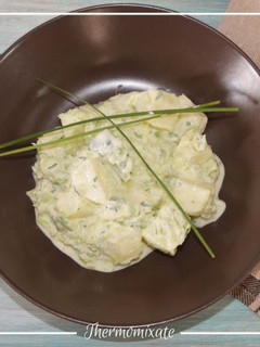 Foto principal de Ensalada de patatas a la griega con Thermomix